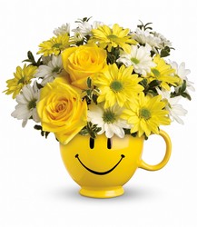 Smiley Face Mug from Chillicothe Floral, local florist in Chillicothe, OH